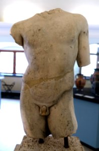 Torso of a youthful figure, perhaps Apollo, 2nd century AD, marble, H 2407 - Martin von Wagner Museum - Würzburg, Germany - DSC05608