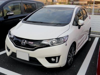 The frontview of Honda FIT RS (GK5)