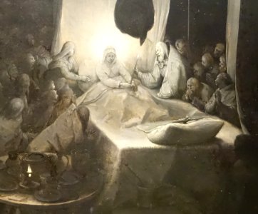 The death of the virgin, c. 1563-65 - detail2
