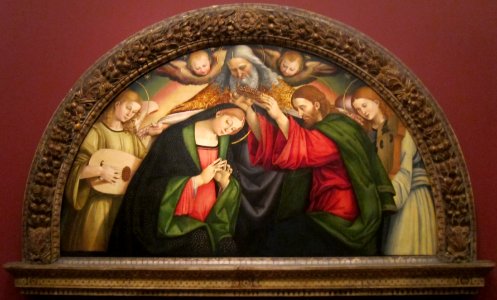 The Coronation of the Virgin by Luca Signorelli, San Diego Museum of Art photo
