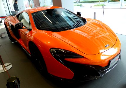 The frontview of McLaren 650S COUPE