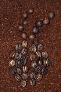 Drink benefit from coffee beans photo