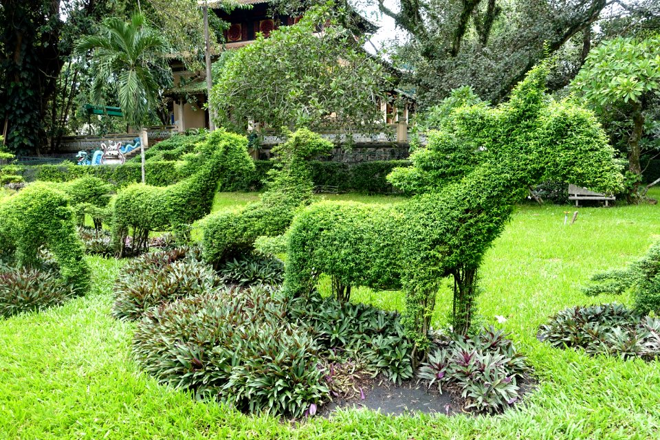 Topiary animals - Saigon Zoo and Botanical Gardens - Ho Chi Minh City, Vietnam - DSC01163