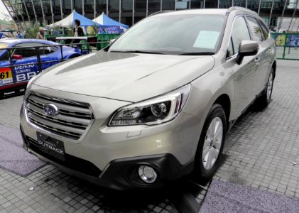 The frontview of Subaru BS9 LEGACY OUTBACK