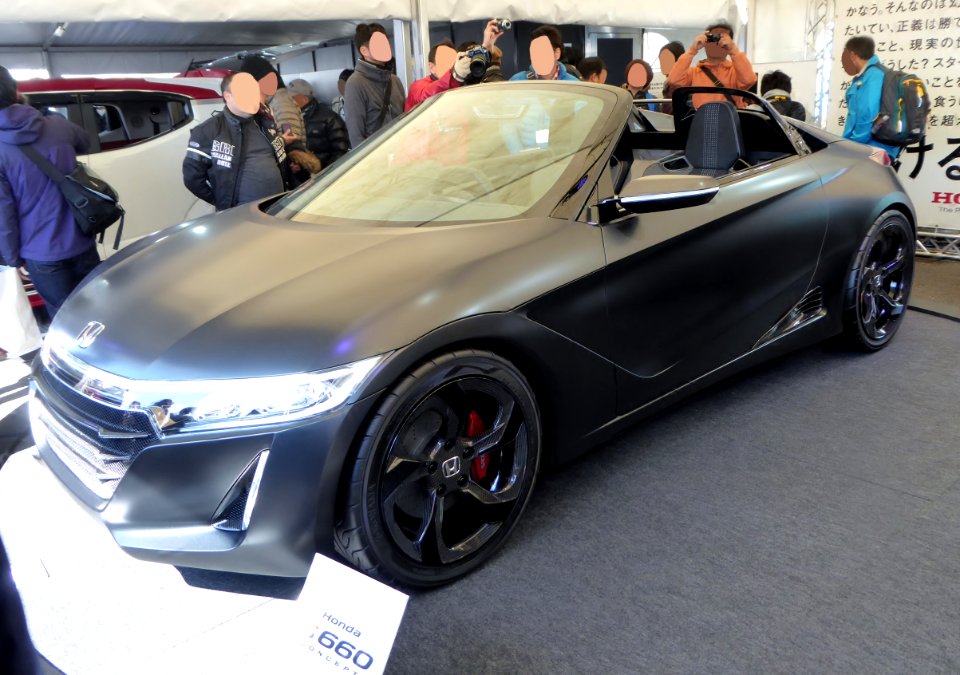 The frontview of Honda S660 CONCEPT