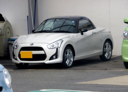 The frontview of Daihatsu COPEN Robe (LA400K)