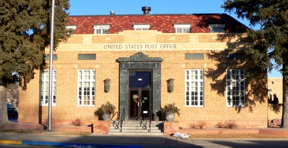 Torrington, Wyoming post office from W 1