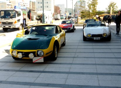 The frontview of the all line-up of roadster Ryuhi Final photo