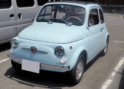 The frontview of FIAT NUOVA 500F
