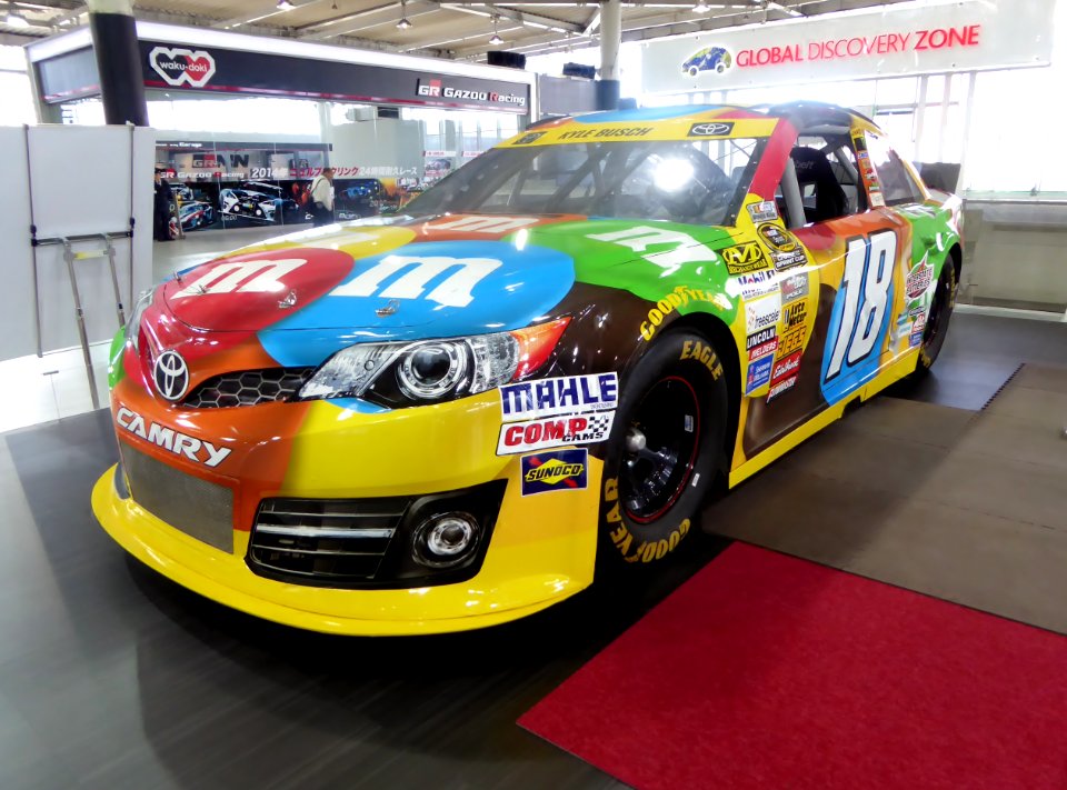 The frontview of No.18 Toyota CAMRY ver.NASCAR