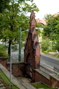 Tor in der Mauer, St. Jakobus Kirche, Görlitz