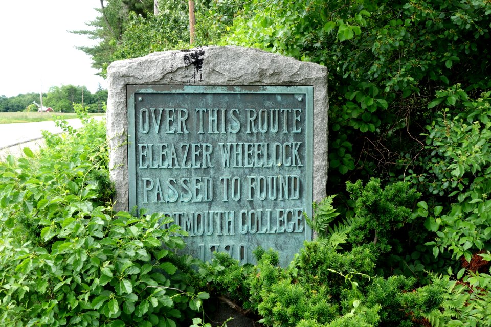 The Dartmouth College Road marker - Winchester, New Hampshire - DSC07549