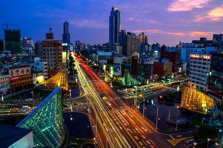 Taiwan city night view