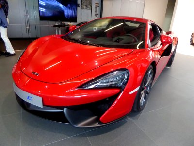 The frontview of McLaren 540C COUPE