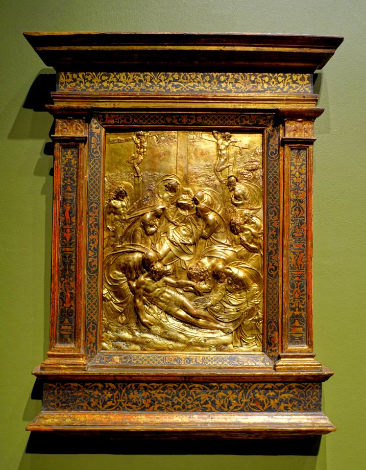 The Deposition, after a model by Guglielmo della Porta, c. 1570-1585, gilt bronze - John and Mable Ringling Museum of Art - Sarasota, FL - DSC00583