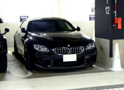 The frontview of BMW M6 Gran Coupé (F06)