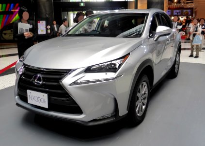 The frontview of Lexus NX300h PROTOTYPE