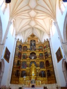 Torrijos - Colegiata del Santísimo Sacramento, interior, retablo mayor 5