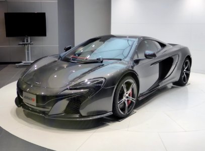 The frontview of McLaren 650S