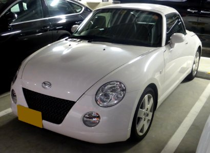 The frontview of Daihatsu Copen Activetop (L880K)