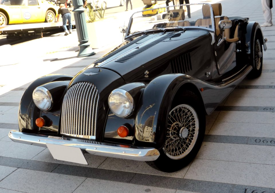 The frontview of Morgan +8