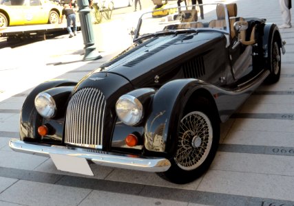 The frontview of Morgan +8