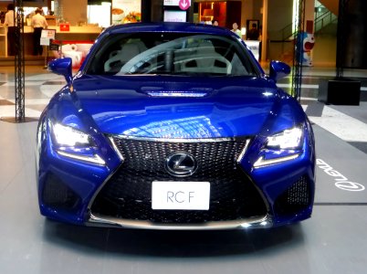 The frontview of Lexus RC F prototype (1)