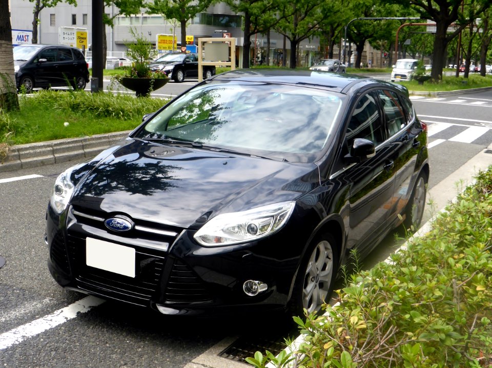 The frontview of Ford Focus III Sports