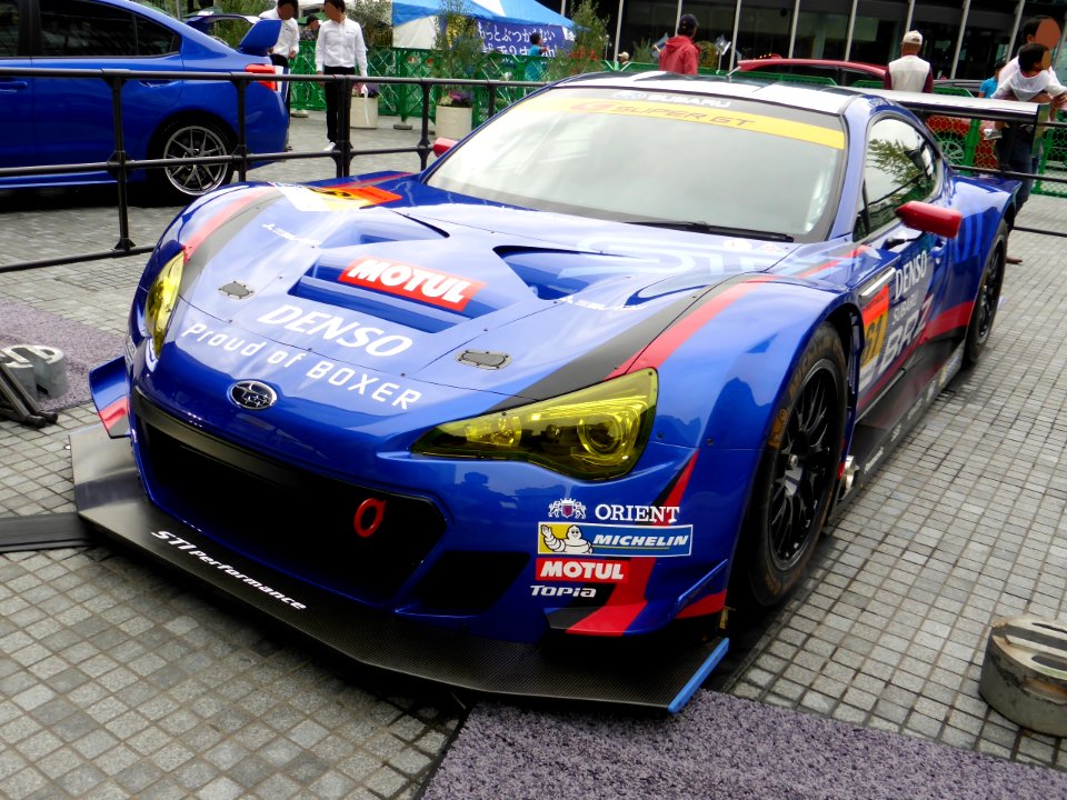 The frontview of SUBARU BRZ R&D SPORT Ver.2014