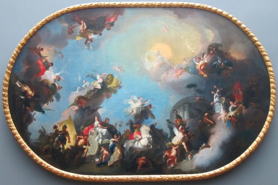 The Glorification of the Union of the Houses of Hapsburg and Lorraine by Franz Anton Maulbertsch