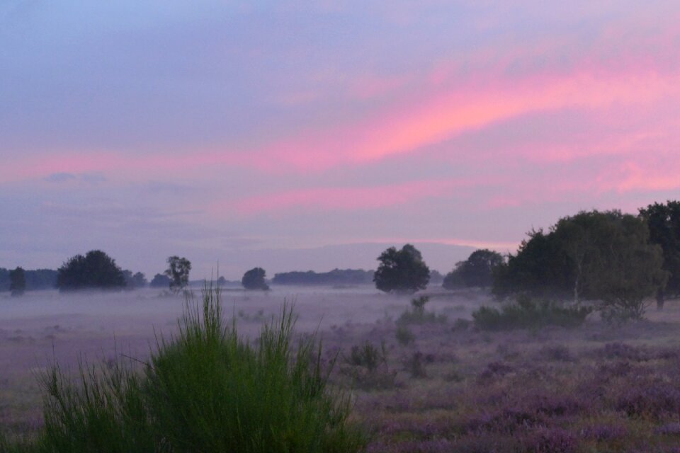 Heide sunrise air photo