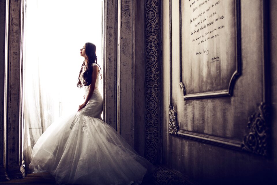 Elegant white female
