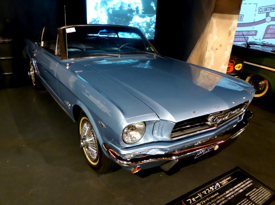 The frontview of 1964 Ford Mustang