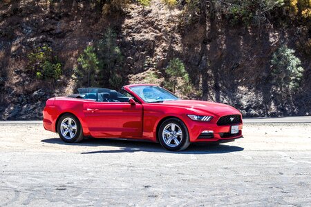 Ford mustang natural rocks