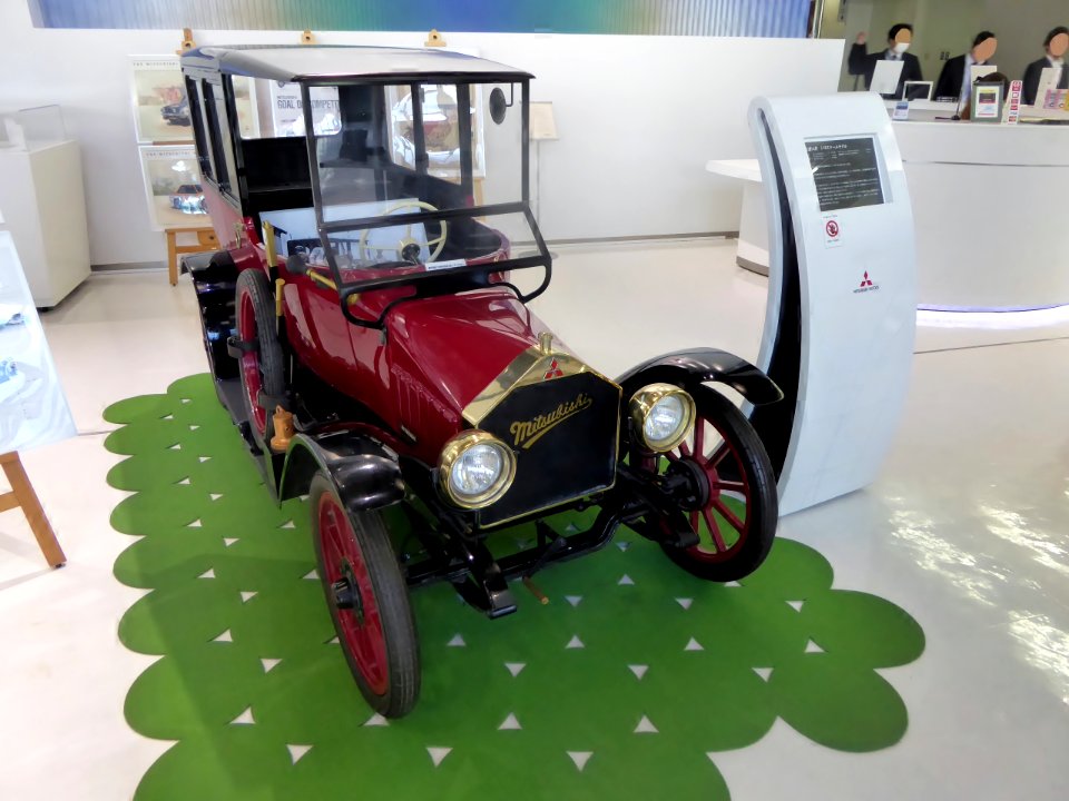 The frontview of Mitsubishi Model A 70 percent scale model