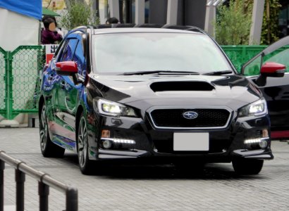 The frontview of Subaru LEVORG 2.0GT-S EyeSight (VMG) with accessory parts