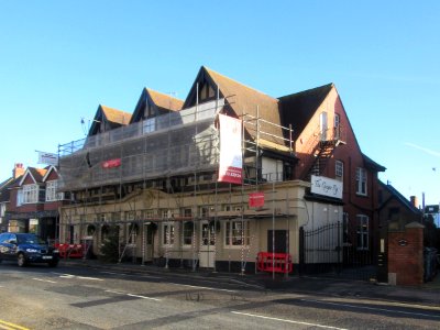 The Ginger Pig pub (former Ship Hotel), 3 Hove Street, Hove (January 2017) (1)