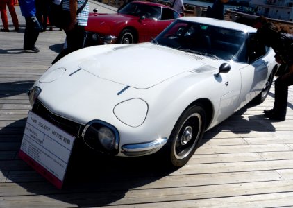 The frontview of Toyota 2000GT (MF10 previous period) photo