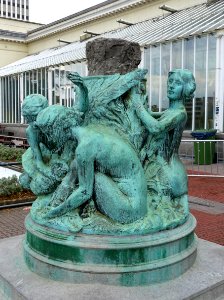The Four Elements by Paul Du Bois - Botanical Garden of Brussels - Brussels, Belgium - DSC06705