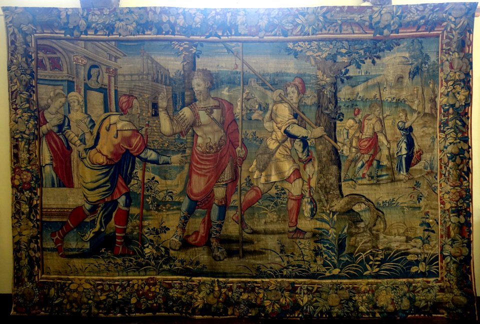 The Departure of Saul, Brussels, c. 1550-1575, wool and silk - Packwood House - Warwickshire, England - DSC08885