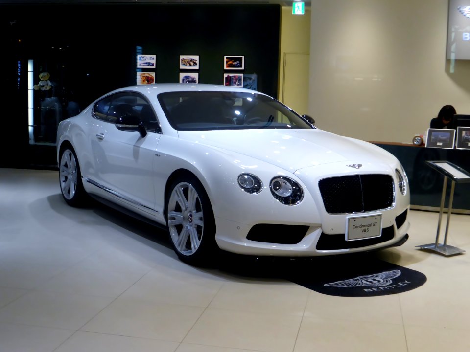 The frontview of Bentley Continental GT V8 S
