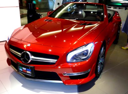 The frontview of Mercedes-Benz SL63 AMG (R231)
