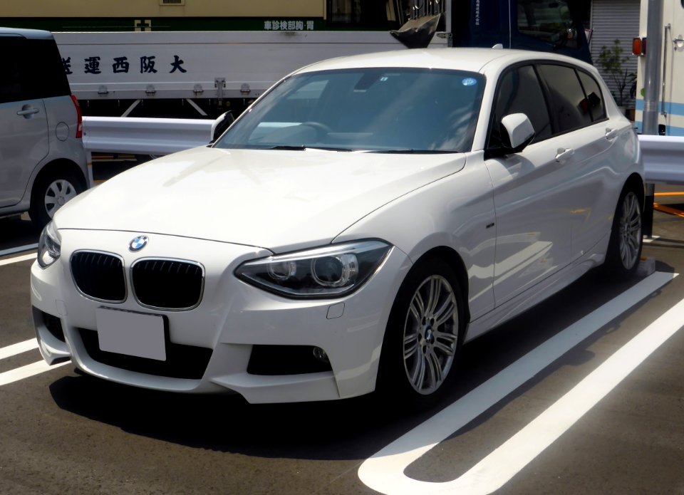 The frontview of BMW M135i (F20)