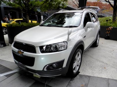 The frontview of Chevrolet CAPTIVA