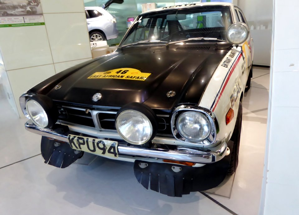 The frontview of Mitsubishi LANCER 1600 GSR RALLY ver.SAFARI RALLY