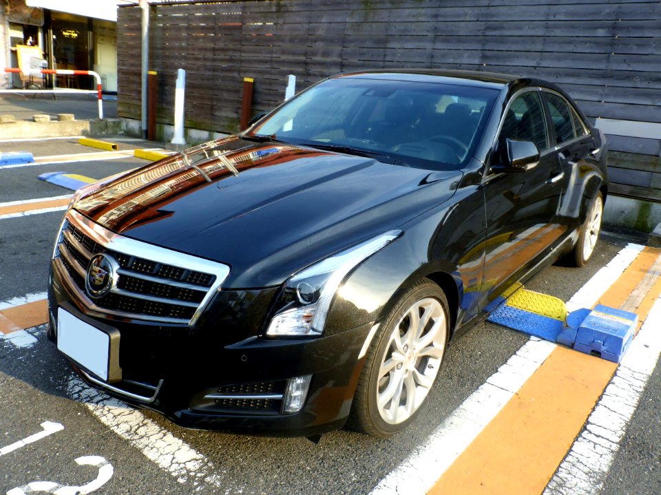 The frontview of Cadillac ATS 2.0T