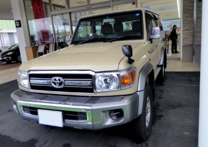 The frontview of Toyota LAND CRUISER 70 VAN photo