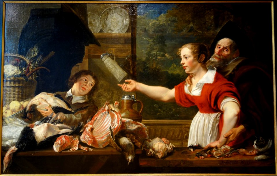 The Cook, attributed to Artus Wolfordts 1581-1641, undated - Museum M - Leuven, Belgium - DSC05544