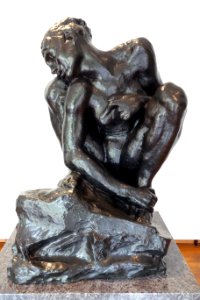 The Crouching Woman by Auguste Rodin, c. 1882, enlarged c. 1906-1908, bronze - National Museum of Western Art, Tokyo - DSC08400