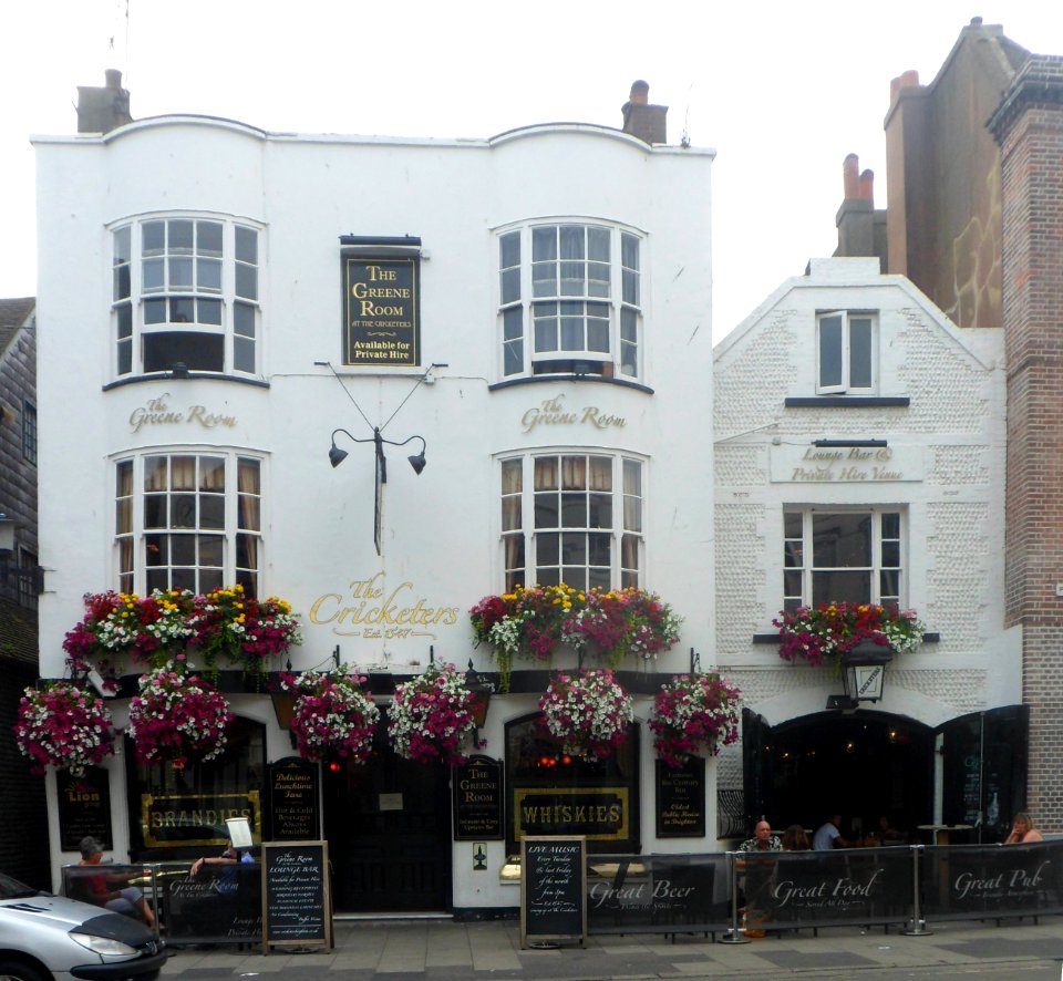 The Cricketers pub, Black Lion Street, The Lanes, Brighton (NHLE Code 1380002) (July 2014)